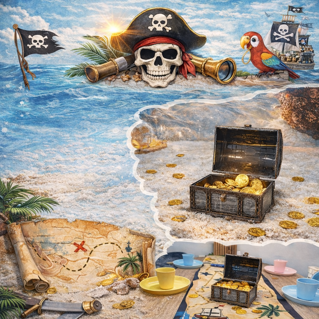 Piraten Schatzsuche Kindergeburtstag im SalzBeach Menden