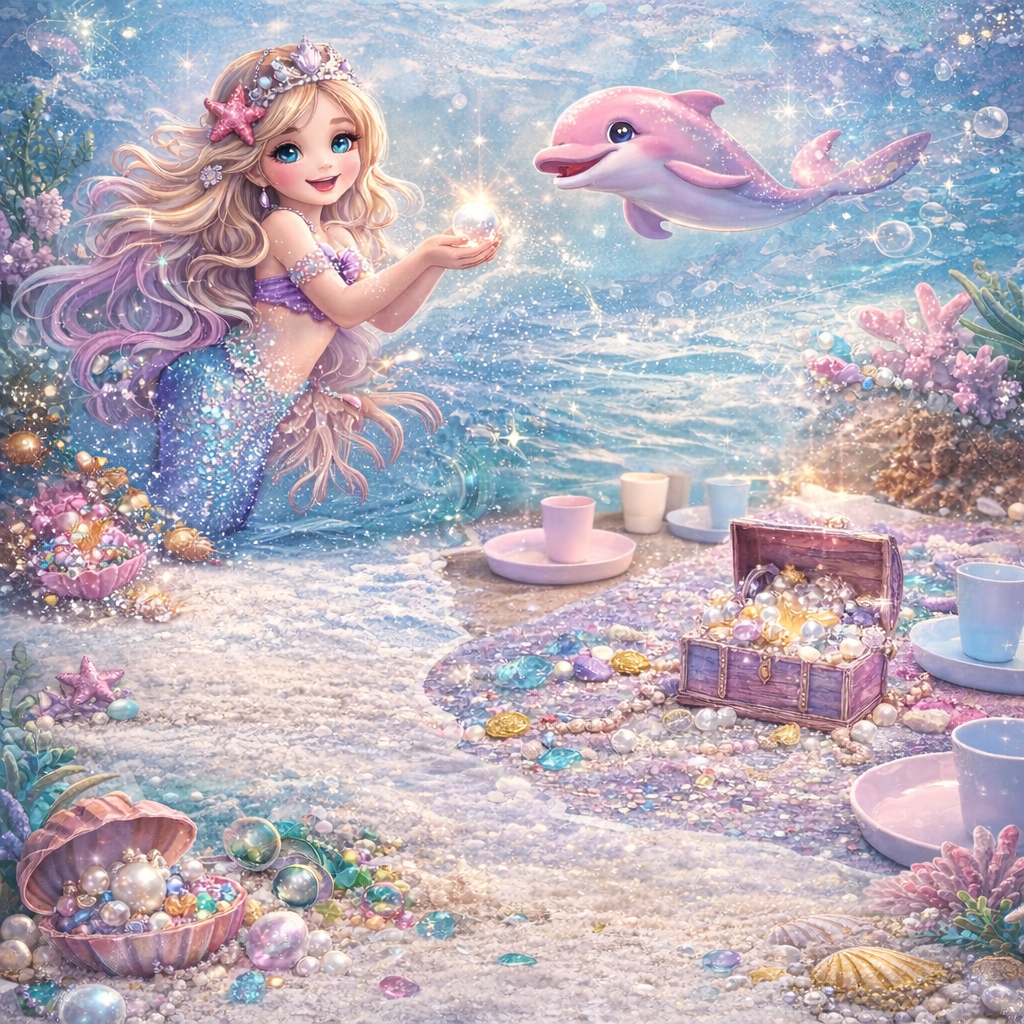 Meerjungfrauen Kindergeburtstag im SalzBeach Menden mit Schatzsuche und Unterwasserwelt